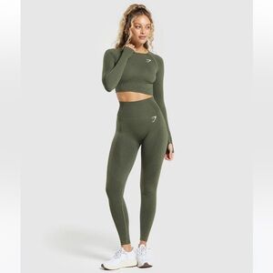 GYMSHARK VITAL SEAMLESS 2.0 LEGGINGS Color Green - Size M